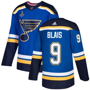 St. Louis Blues Trikot #9 Sammy Blais Blau Heim 2019 Stanley Cup